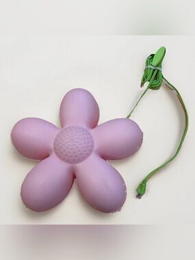 IKEA Smila Blomma Pink Green Flower Wall Mounted Light Lamp Large 14" Corded